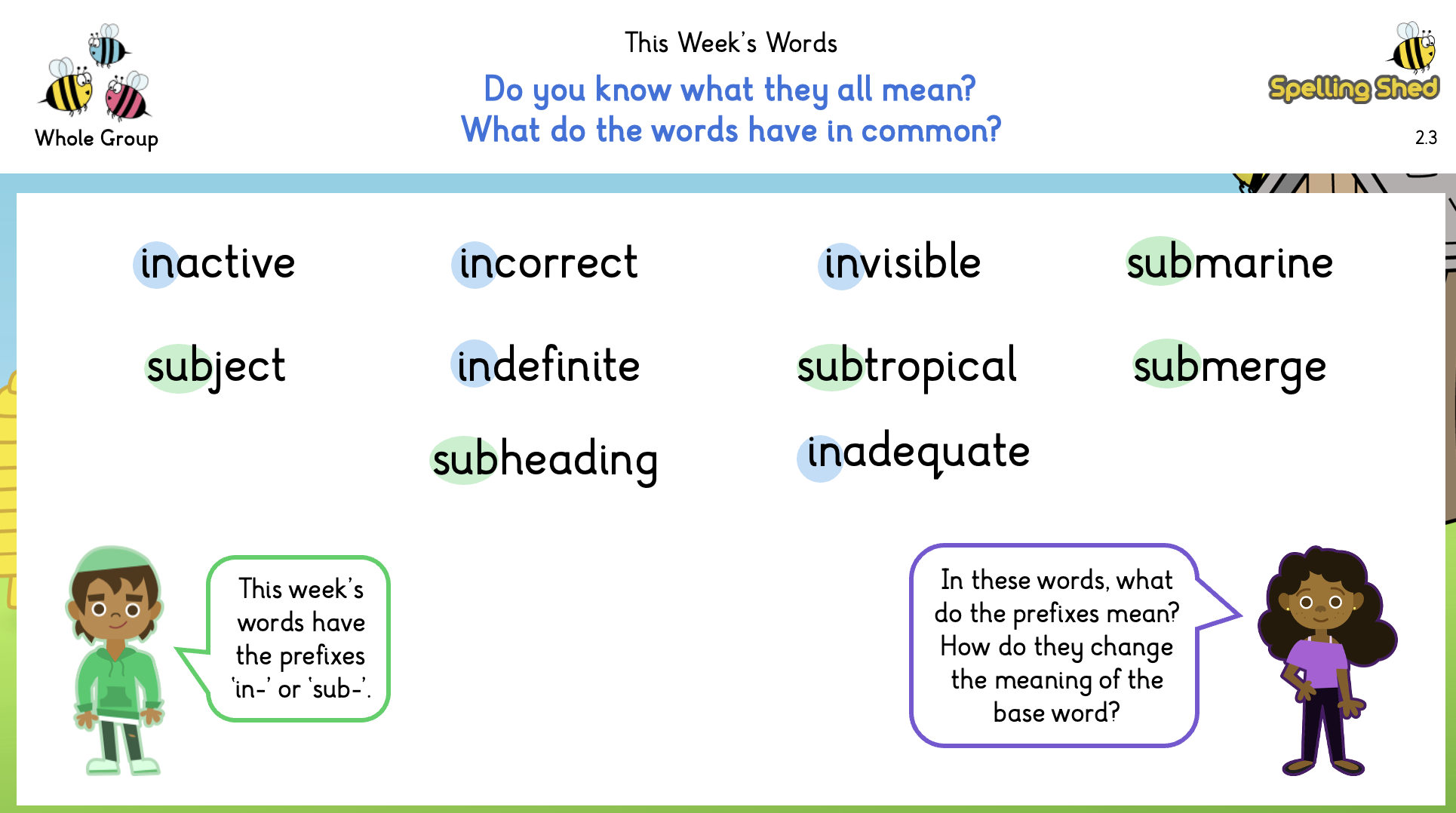 introduction to new words worksheet